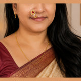 मुक्ता नथ ( piercing nath/ तारेची नथ )