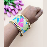 Blue Paithani Handcuff