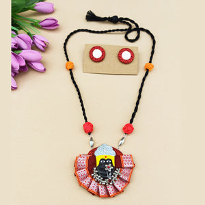 Red Khun Mahalaxmi Necklace