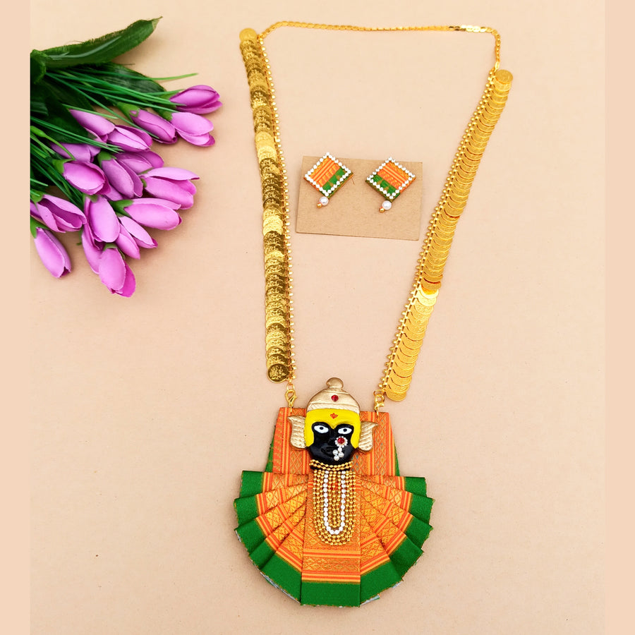 Orange Devi Necklace