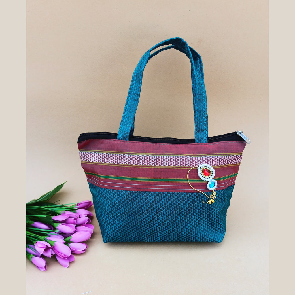 Peacock Green खण Bag