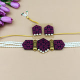 Tabiz Khun fabric Choker