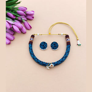 Blue नथ ठुशी