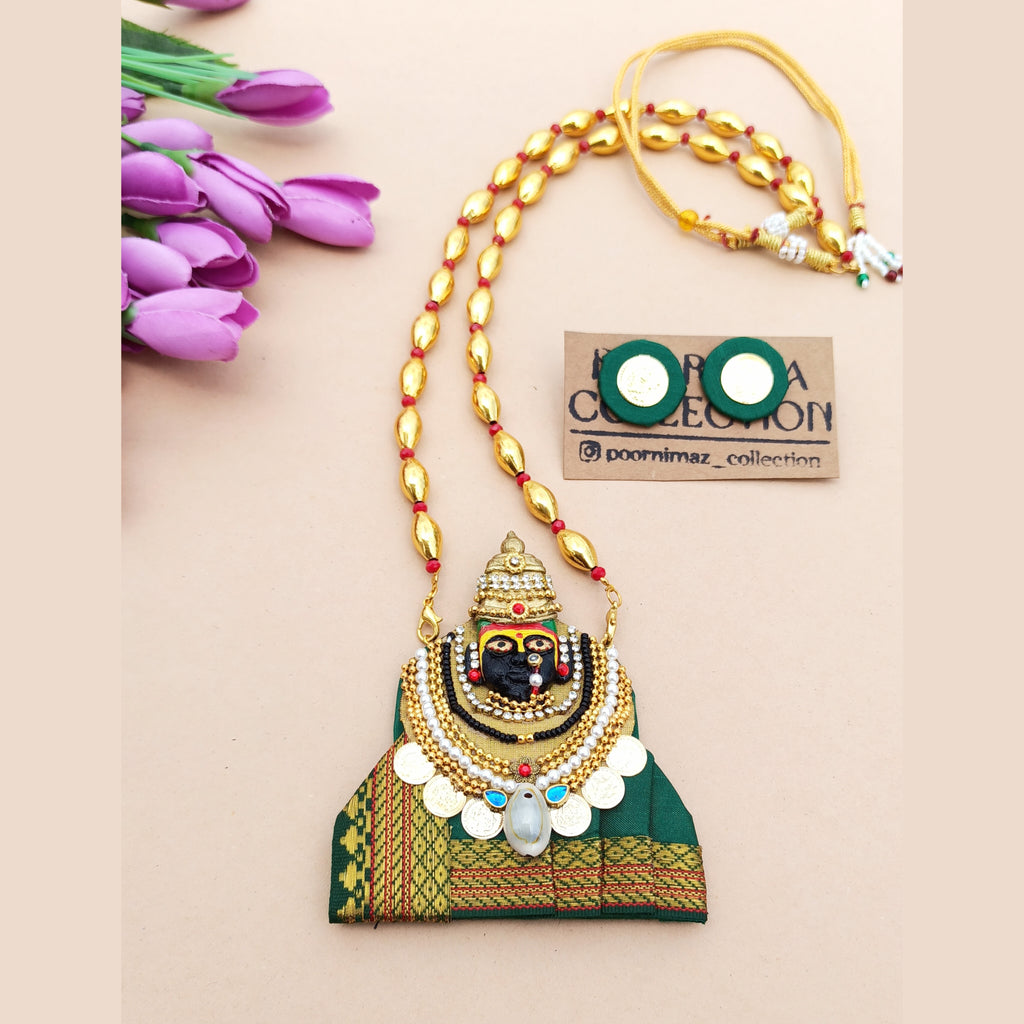 Bottle Green तुळजाभवानी Necklace