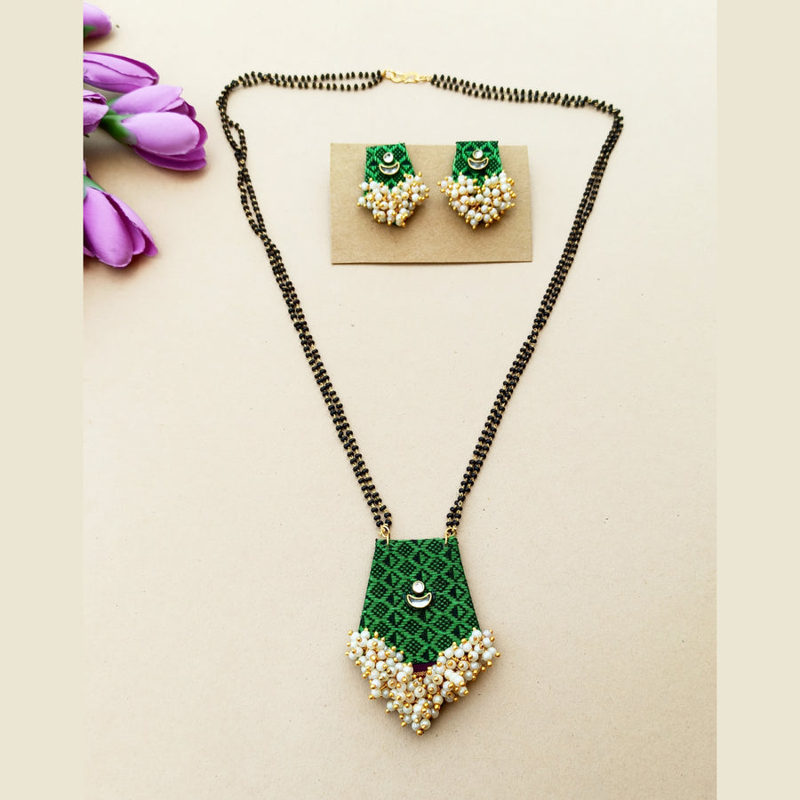 Green khun Mangalsutra