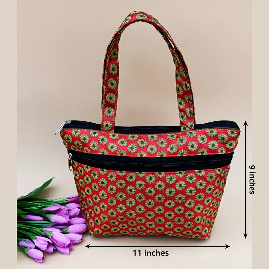 Red Brocade Bag