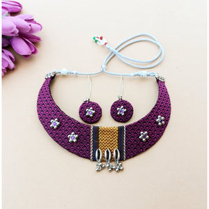 Purple khun choker