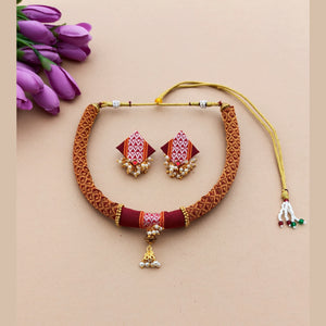 Golden Brown Khun Jhumka Thushi