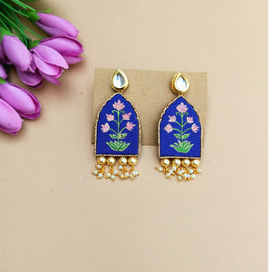 Royal blue Hand-painted Hangings
