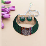 Green with Multicolour Khun Choker