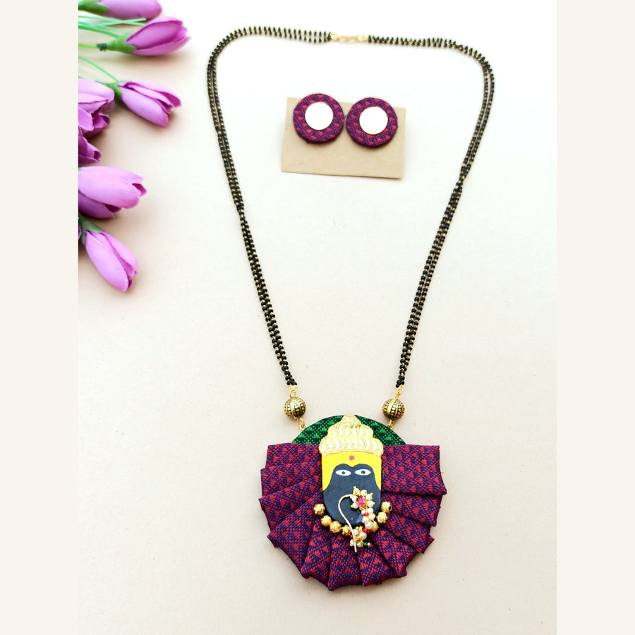 Devi Mangalsutra Wine Colour