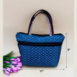 Blue खण Bag
